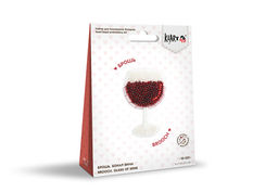 Klart набор для вышивания 10-031 Брошь. Бокал вина 4 х 7 см