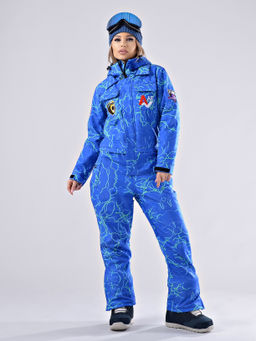 Женский зимний сноубордический комбинезон Alpha Endless 222/220518-2_012 Голубой  фото 3