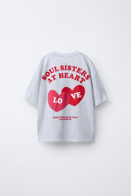 HEART PRINT T-SHIRT - Zara фото 9