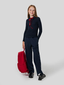 Поло для девочек синее - Mark formelle фото 7