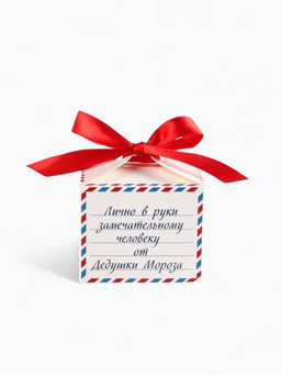 Шоколадная бомбочка с маршмеллоу Новый год: Письмо Деду Морозу, молочный шоколад, 38 г - Фабрика счастья фото 5