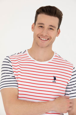 U. S. Polo Assn Мужская красная футболка с круглым вырезом - U.s. polo assn фото 2