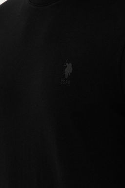 U. S. Polo Assn / Мужская черная базовая футболка - U.s. polo assn фото 7