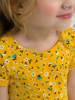 Платье Лето цветы на горчице - Sovalina фото 26