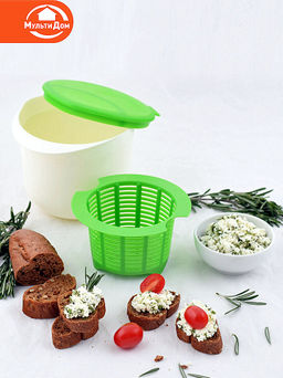 Форма для приготовления домашнего сыра 1000мл d13см, h12см NEW, 80.149 /МультиДом/