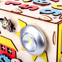 Бизиборд «Кубик» 24×24×24 см