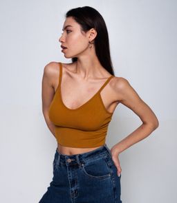 Топ #КТН838, горчичный - Dommod фото 4