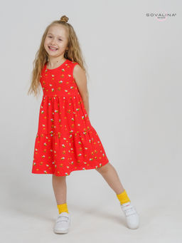Сарафан Мия пчелки на красном - Sovalina фото 8