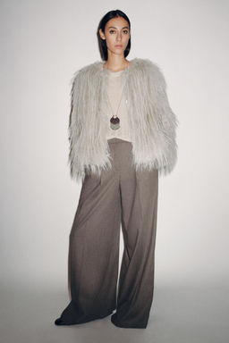 ZW COLLECTION FAUX FUR COAT