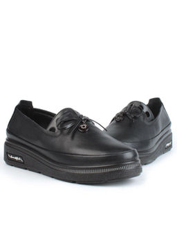 03-5318 BLACK Полуботинки женские (натуральная кожа)