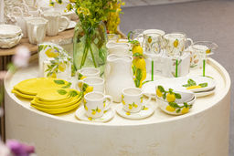 Пиала, 16х11 см, фарфор P, желтая, Лимон, Lemon - Anna lafarg фото 13
