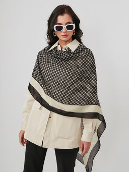 Большой, мягкий, тонкий и очень нежный двусторонний палантин - Tantino фото 6