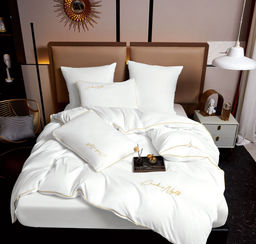 КПБ Candies однотонный с вышивкой CANOV020 Евро