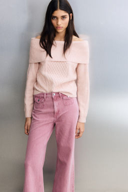 Jersey off-the-shoulder - H&m фото 8