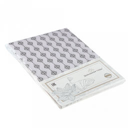 Простыня 1,5 спальная на резинке Сон-трава К 120х200см, свесы 29см, поплин 115г/м2, хлопок 100%, упаковка классическая ПВХ 28х41см, Домашняя мода (Россия) фото 2