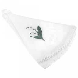 Полотенце кухонное вафельное "Круглое лето" д60см, хлопок 100%, с петелькой, ажурный кант, с вышивкой в ассортименте (Китай)