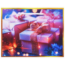 Бумажный пакет для сувенирной продукции с ламинацией, с шириной основания 23 cм