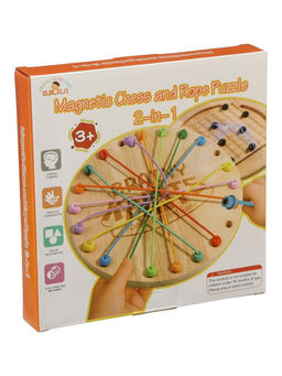 Настольная игра «Шнурочки и Магнитный бой» 2 в 1