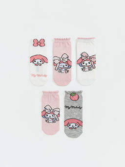 My Melody Desenli K?z ?ocuk Patik ?orap 5li