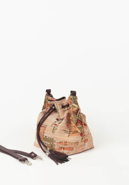 Сумка-кисет женская из гобелена L-Craft  фото 3