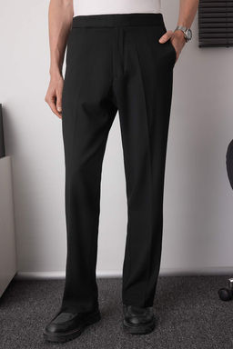 Siyah Erkek Yeni Italyan Kesim Kumas Pantolon TMNAW26PL00016 - Trendyolmilla фото 27