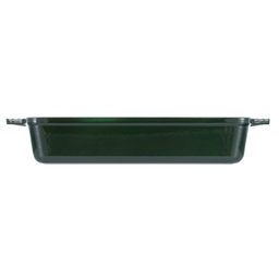 52326 GIPFEL Форма для запекания MAJOLICA 33,5х23,5x6,5 см эмалированная. Материал: чугун. Цвет: зелёный.