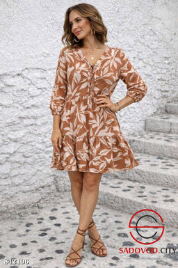 Платье женское с принтом