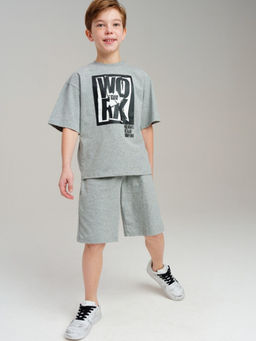 12511125 Комплект для мальчиков: фуфайка (футболка), шорты