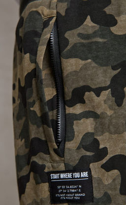 Брюки спорт F411-0891 khaki camo