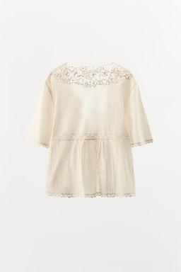 LIMITED EDITION EMBROIDERED BEADED TOP - Zara фото 5