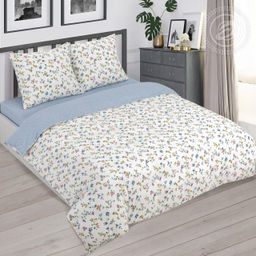 Постельное бельё Сиеста (бязь премиум) 2 сп. с Евро/Пододеяльник: 1 шт. - 215*175; Простыня: 1 шт. - 215*240; Наволочка: 2 шт. - 70*70; Премиум