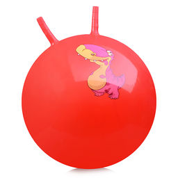 Мяч с рожками 65см "Дино" (цвет в ассортименте)