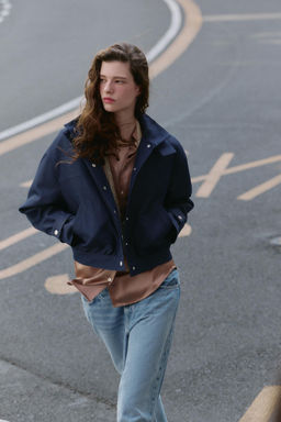 HIGH-NECK BOMBER JACKET - Zara фото 3