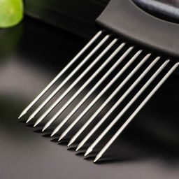 Держатель для нарезки лука Magistro, нержавеющая сталь, чёрный  фото 2