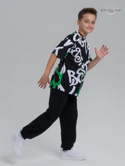 Костюм Daily men граффити бенеттон-черный - Sovalina фото 24