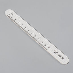 Набор пилок для ногтей, на деревянной основе, прямые, набор 20 шт., 100 грит, 18 см