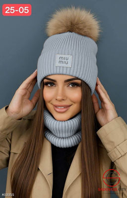 Набор 2в1 шапка + снуд - Bruno фото 7