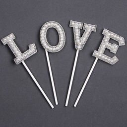 Набор для украшения LOVE, цвет белый - Страна карнавалия фото 6