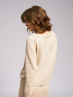 WW-2558 джемпер женский слоновая кость - Mozart фото 11