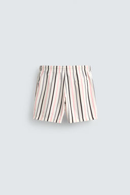 MID-LENGTH STRIPED SWIMMING TRUNKS - Zara фото 2