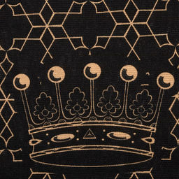 Полотенце кухонное Доляна 100% Короны 35х60 см, 100% хлопок, 160г/м2  фото 3