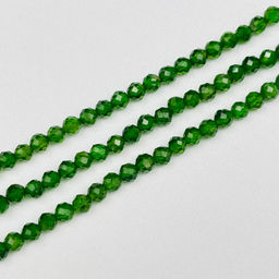 Бусины для украшений из Хромдиопсида (95 бусин) 39 см