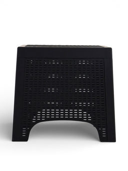 Стол садовый «Ротанг лайт», 43.5×43.5×39.5 см, пластиковый, цвет графит