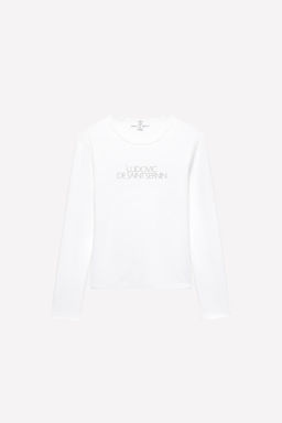 RHINESTONE LOGO T-SHIRT LUDOVIC DE SAINT SERNIN x ZARA