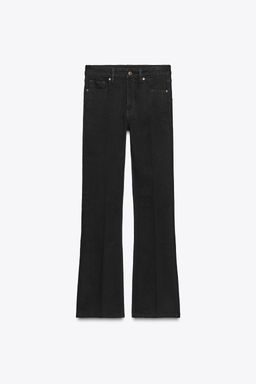 JEANS ZW COLLECTION BOOTCUT TIRO MEDIO / Negro - Zara фото 6