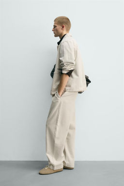 PANTAL?N CHINO RAYA DIPLOM?TICA RELAXED FIT / Crudo - Zara фото 4