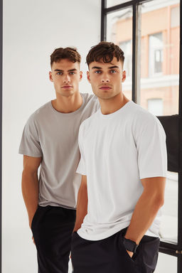 Футболка Trendyolmilla Basic Slim Fit 2 шт из хлопка