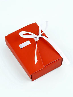 Цена за 5 шт. Коробка под бижутерию «Красная», 12×8.5×3 см