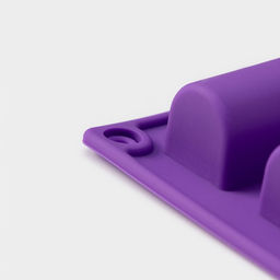 Форма для выпечки Доляна «Батончик», силикон, 30×17.5 см, 20 ячеек (6.5×2.5×2 см), фиолетовая