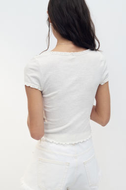 Top con encaje - H&m фото 10